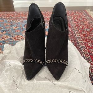 All Saints Black Booties